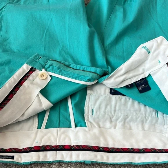 Men’s POLO GOLF Ralph Lauren 34 Cotton Twill with stretch Turquoise Classic Fit - Picture 8 of 11